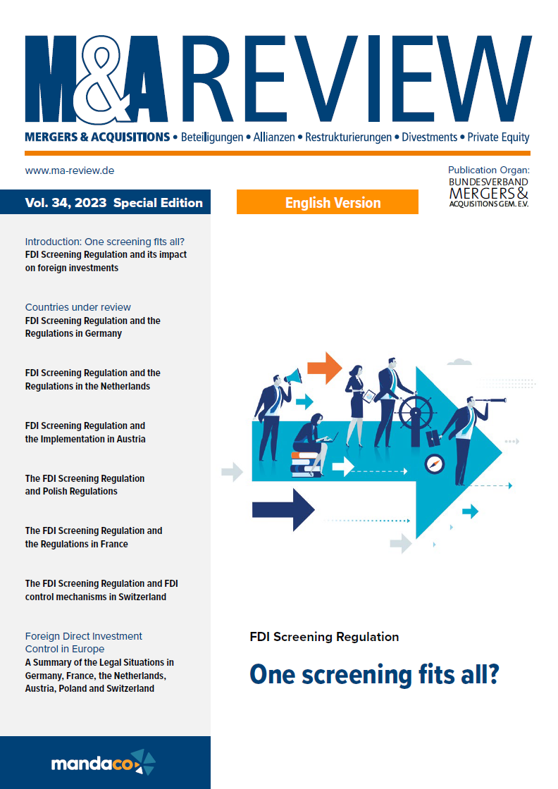 Cover Special Edition: FDI Screening Regulation