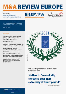 Cover M&A REVIEW EUROPE - Vol. 4/2021